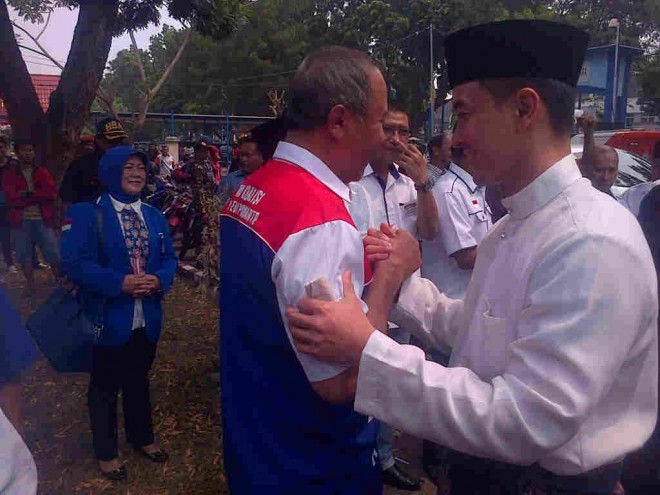 Zumi Zola datang pertama kali ke RRI Jambi untuk pengundian nomor urut